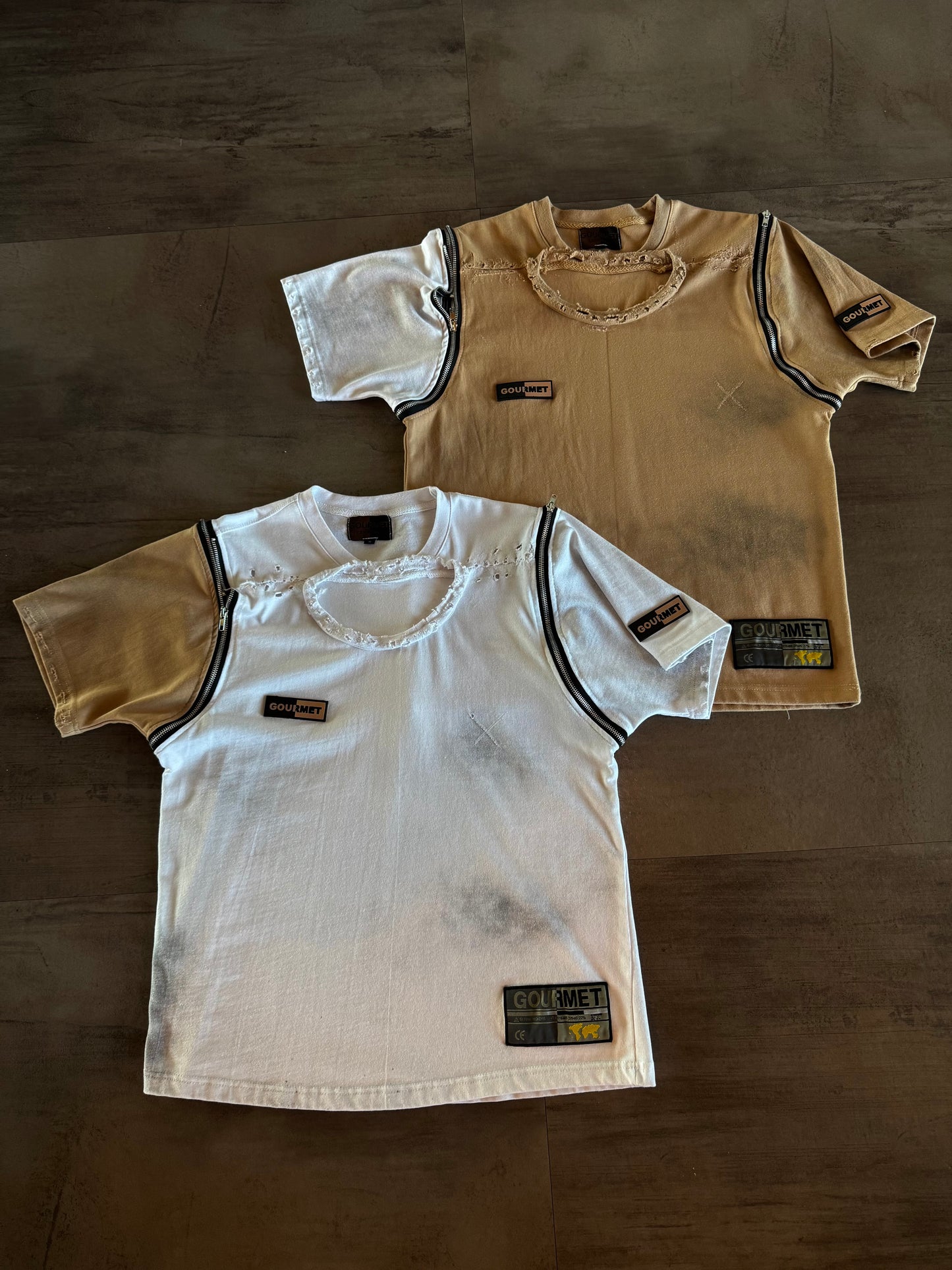 BUNDLE OF DIRTY ZIPPER TEES