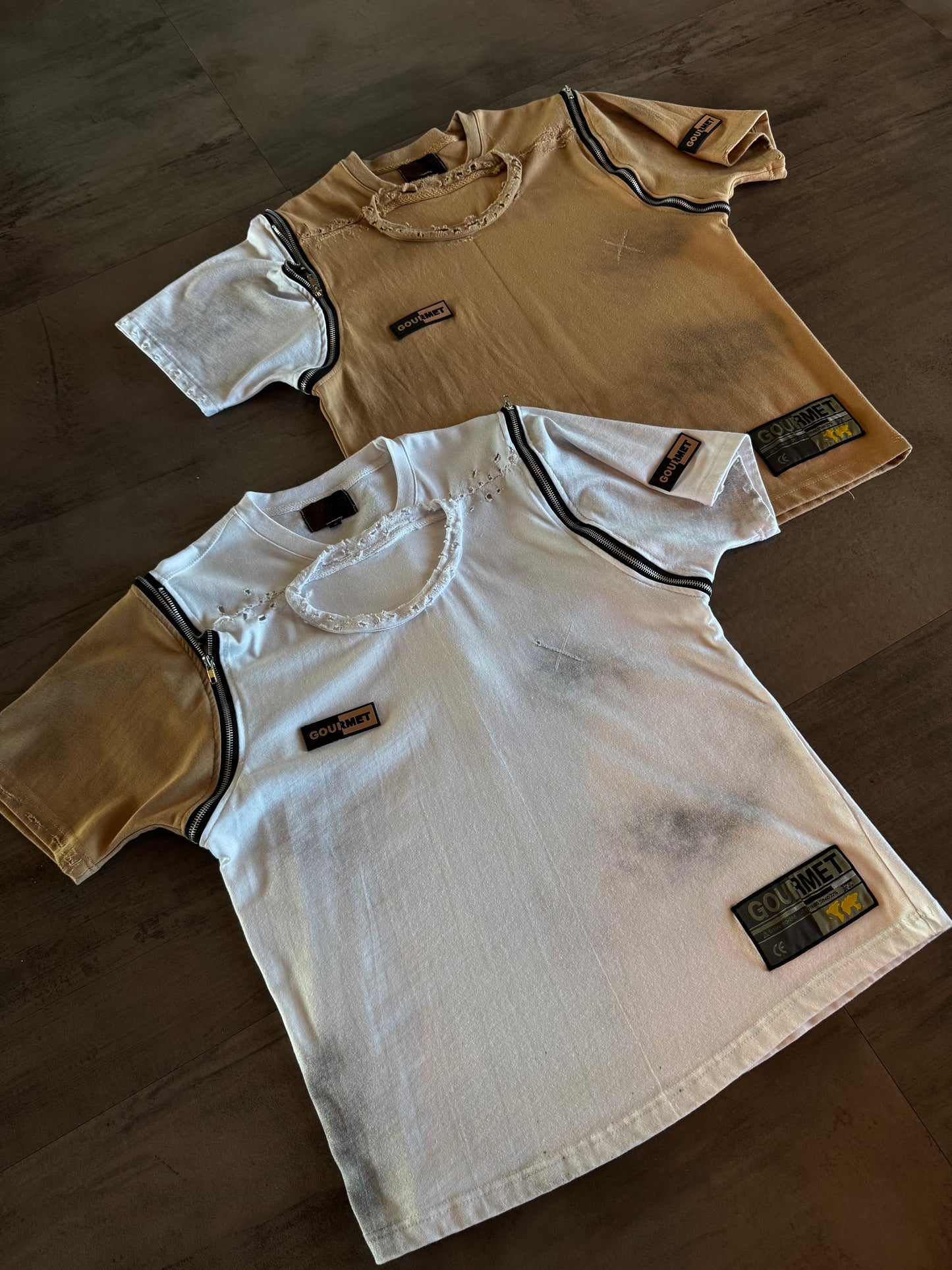 BUNDLE OF DIRTY ZIPPER TEES